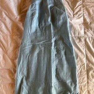 Light Blue Ann Taylor Midi Dress